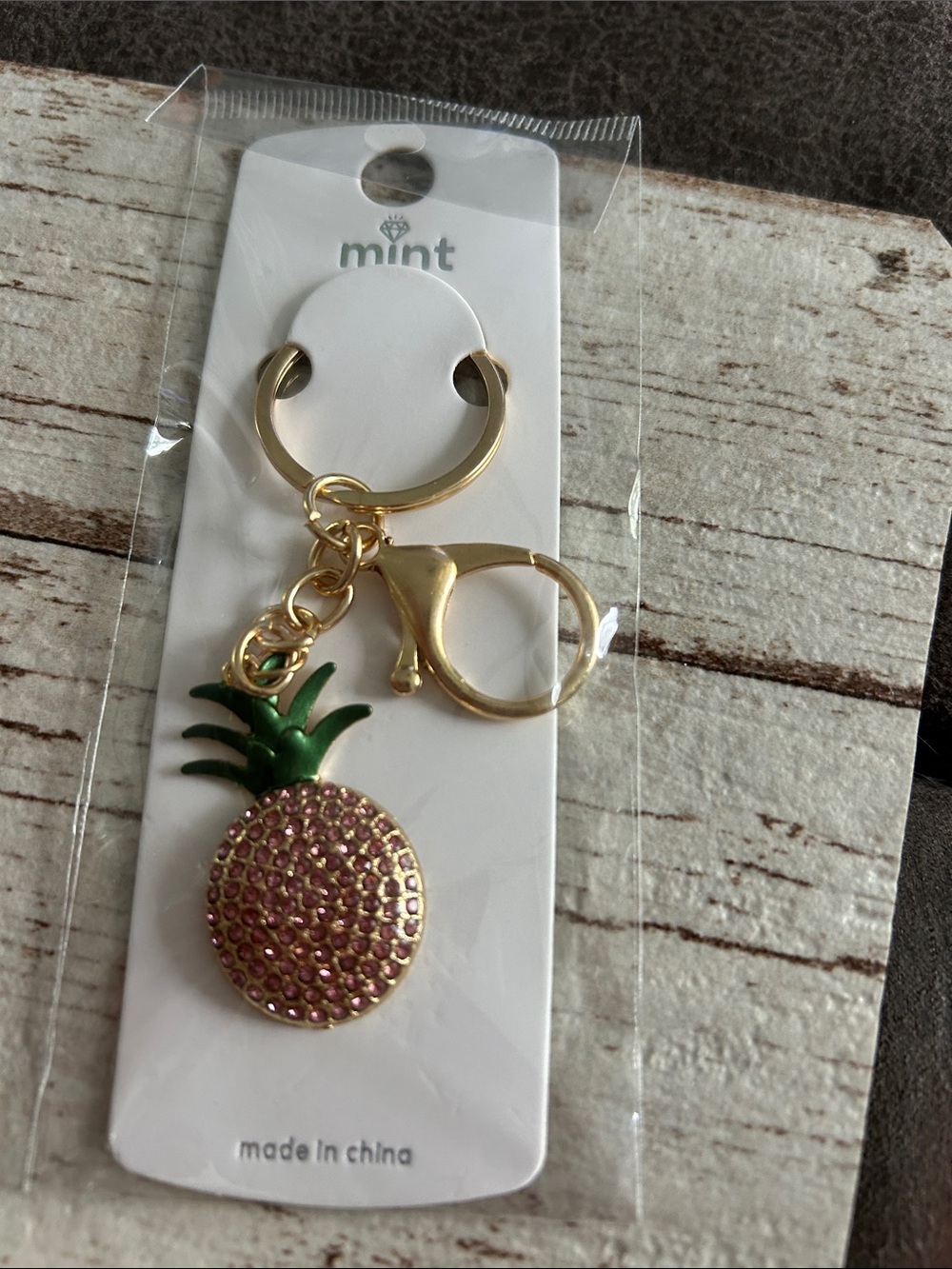 5/$25 pineapple keychain